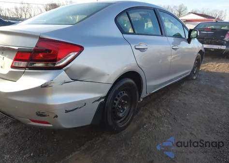 2013 Honda Civic Lx из США, поврежденный, VIN 19XFB2F55DE034371
